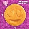 WaffleWow Heart Eye Emoticon Mini Waffle Maker - Make Breakfast Fun w/ Smiley Face Designs, Electric Nonstick Waffler - Officially Licensed by Emoji - 3 of 4