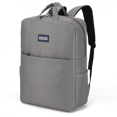 IZOD Wisdom Business Travel Slim Durable Laptop Backpack USB Charging Port, Computer Bag Fits 17" Laptop Notebook