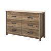 Galano Gianni 6 Drawer 47.2 in. Wide Dresser (Sturdy, Effortless Assembly with Interlocking Drawers) - 3 of 4