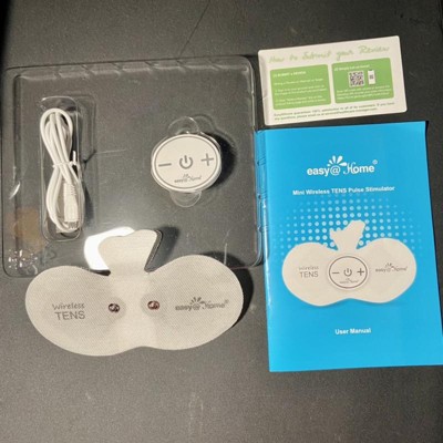 EasyHome Rechargeable Compact Wireless TENS Unit - 510K Cleared