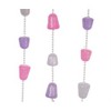 Kurt Adler Plastic Glittered Gum Drop Garland, Pink, Purple and White, 9ft - 3 of 4