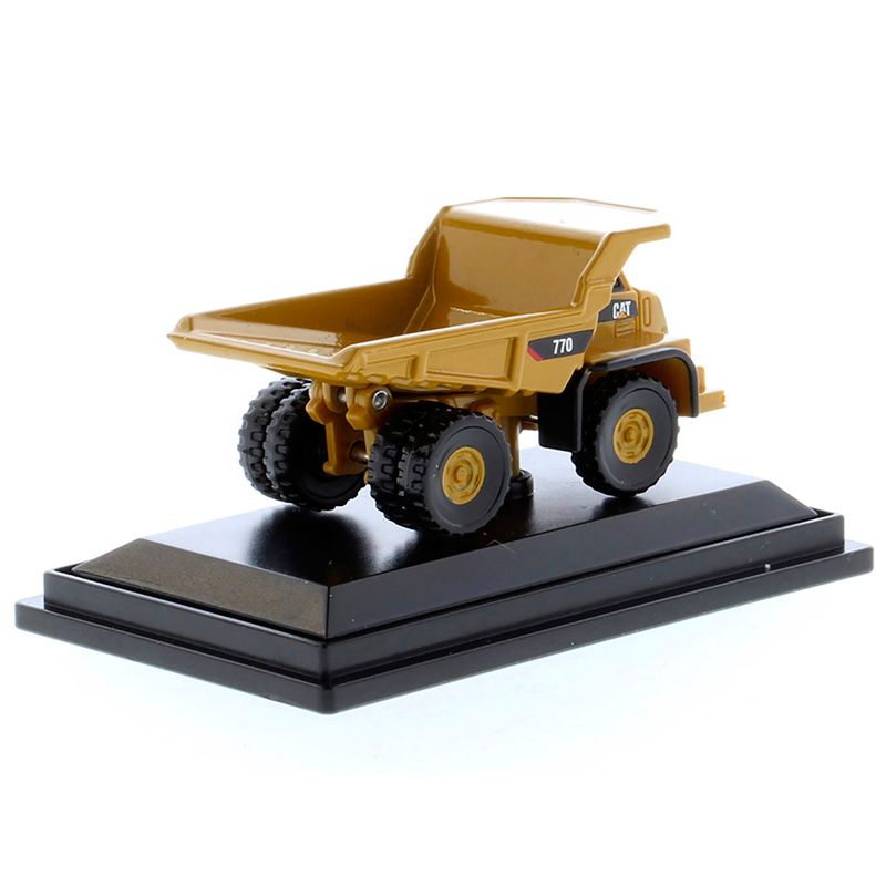 CAT Caterpillar 770 Off–Highway Truck Yellow "Micro-Constructor" Series Diecast Model by Diecast Masters, 3 of 6