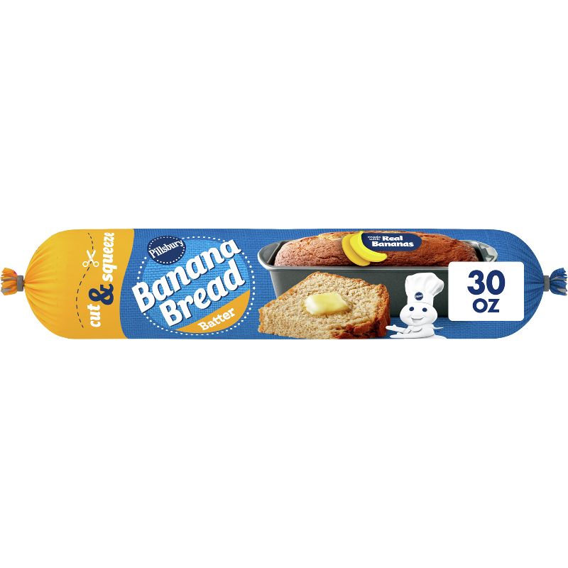 Pillsbury Banana Bread Batter, Cut &#38; Squeeze Package - 30oz, 1 of 10