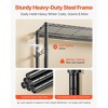 VEVOR Clothing Garment Rack,Heavy Duty Clothes Rack,6 Adjustable Tiers Clothes Racks with Steel Frame, 800 lbs Load Capacity with 3 Hanging Rods,Black - 4 of 4