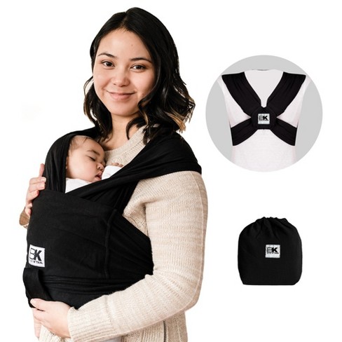 Baby K'tan Pre-wrapped Ready To Wear Baby Carrier: Basic Black