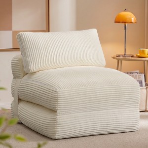 VASAGLE Folding Sofa Bed, Convertible Chair Bed with Pillow