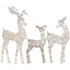 Gemmy 4 Foot Christmas Reindeer Family Flat-tastic Light Up Lawn Decoration - 2 of 2