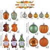 Fall Tree Decorations Ornaments for Home Indoor, 40ct Shatterproof Fall Ornaments for Small Tree, Orange Hanging Thanksgiving Autumn Christmas Ball - 2 of 4