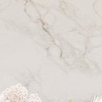 white faux leather