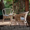Honeycomb Outdoor Rounded Seat Pad (2-Pack) - 4 of 4