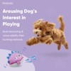 Petbobi Dog Toys Interactive Plush Giggle Ball Squeak Crazy Bouncer Toy for Pets, Blue - 2 of 4