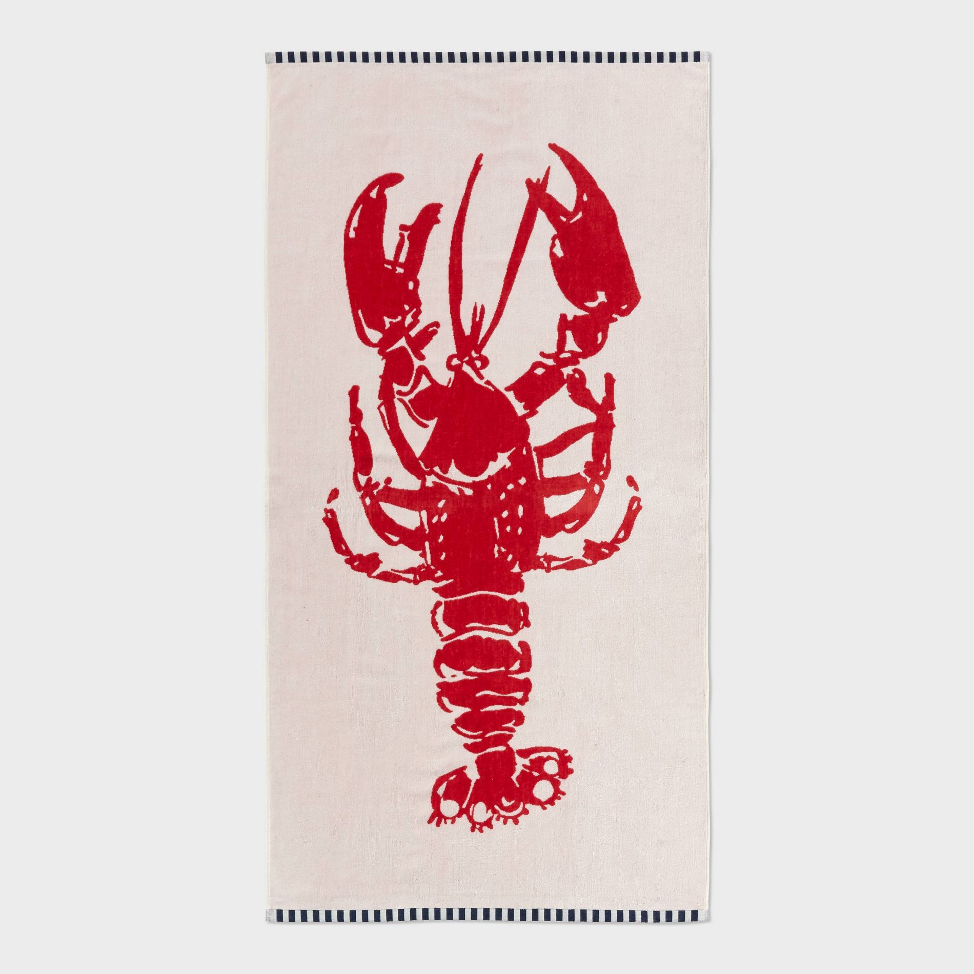 36"x72" Lobster Oversized Beach Towel Red - Room Essentials™