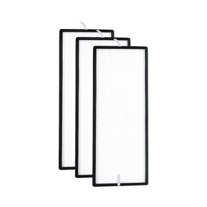 Nispira XL6076UO XL6071 True HEPA Filter Replacement Compatible with Rowenta Intense Pure AIR XL Purifier PU6010, PU6020, PU6081U0, PU6020U2, 3 Pack - 1 of 4