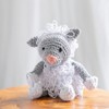 Hoooked Amigurumi DIY Kit W/Eco Barbante Yarn-Lamb Lewy - White & Grey - 4 of 4