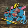 Superman Character Makeup Cosmetic Bag Organizer Pouch - 2 of 4
