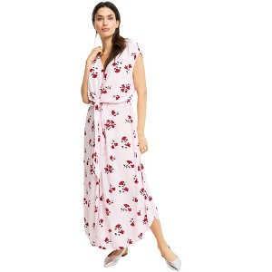 ellos Plus Size Tie-Front Maxi Dress - 1 of 4