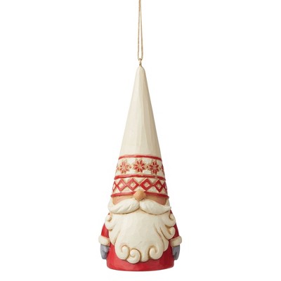 Jim Shore 4.5" Nordic Noel Gnome Christmas Red  -  Decorative Figurines