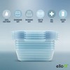 Ello 10pc Snap and Nest Meal Prep Food Storage Containers - 3 of 4