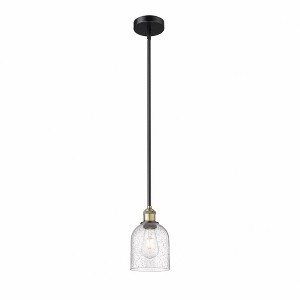 Bella - 1 Light Stem Hung Mini Pendant In Industrial Style-9 Inches Tall and 5.5 Inches Wide - 1 of 1