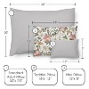 Sweet Jojo Designs Girl Toddler Pillow with Pillowcase 13 x 18 in. Vintage Floral Pink Green and Yellow - 2 of 4