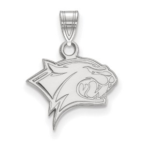 Black Bow Jewelry Sterling Silver New Hampshire Wildcats NCAA Small Pendant - 1 of 3