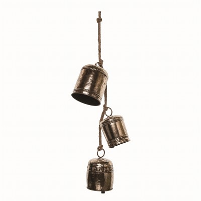 Transpac Metal Gold Christmas Mixed Bells Decor