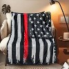 American Flag Blanket,Four Seasons Flannel Blanket Living Rooms,Throw Blanket. - 2 of 4