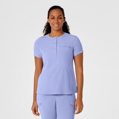Wink RENEW Women's Mandarin Collar Tuck-In Scrub Top, 5X.