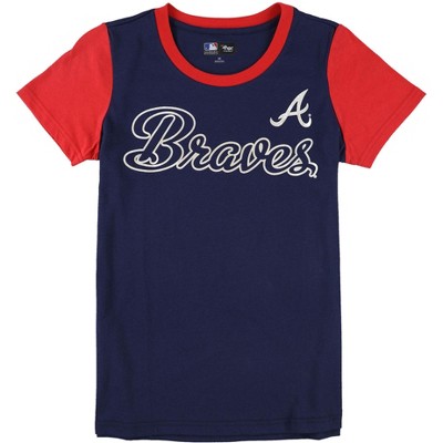 G-III Sports Womens Atlanta Braves Graphic T-Shirt