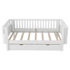GDFStudio Orvian Modern Twin Size Wooden Platform Bed with 2 Wheeled Drawers - 4 of 4