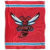 Delaware State University Primary Logo Silky Touch Blanket White 50x60 - 2 of 4