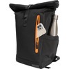 Jack Abrahams The Logan Nylon Roll-Down Laptop Backpack - 3 of 4