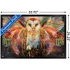 Trends International Jumbie - Owl Framed Wall Poster Prints - 3 of 4