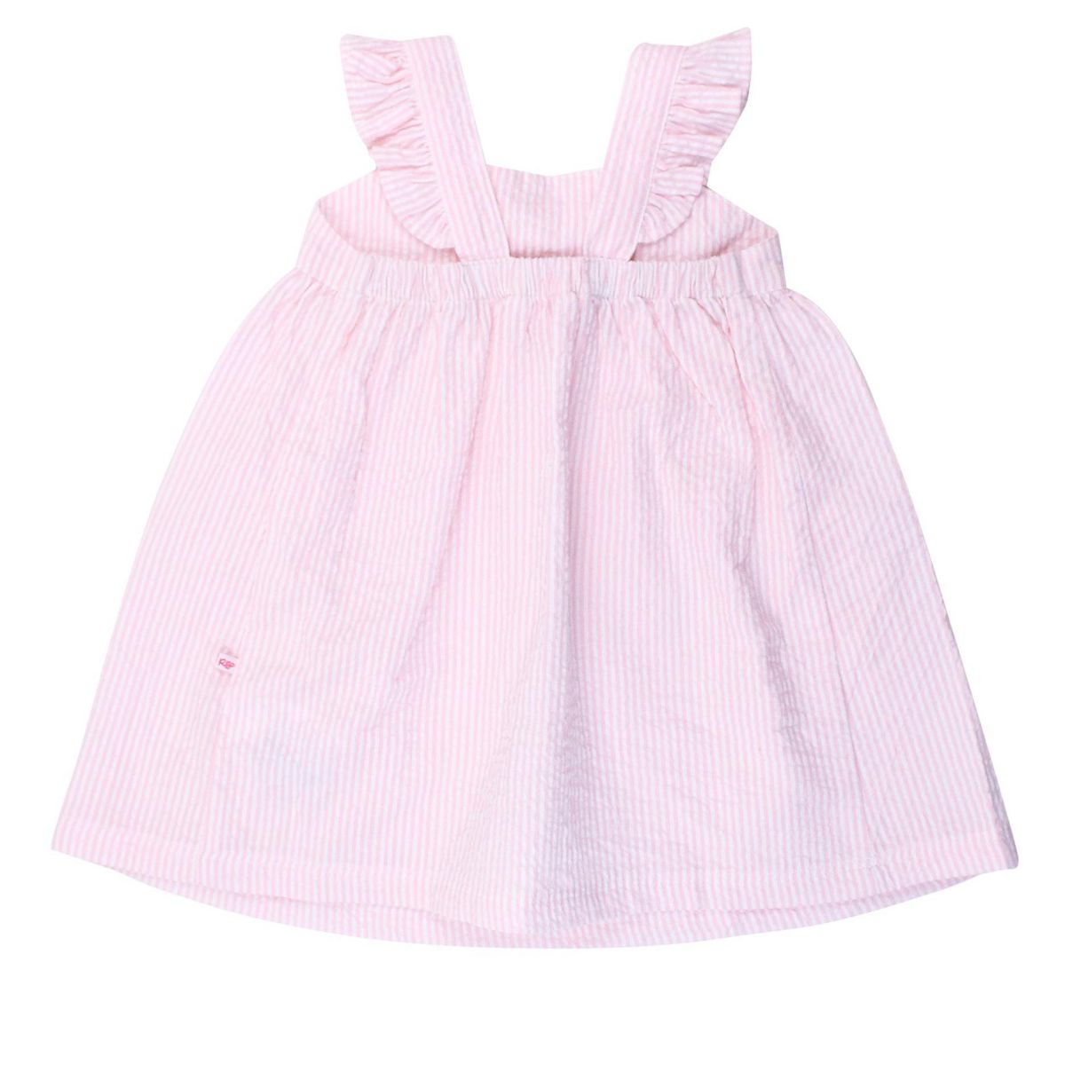 RuffleButts Baby Flutter Bow Woven Dress - thumbnail 2
