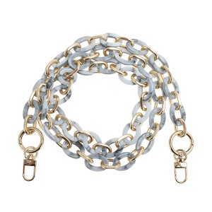 Unique Bargains Trendy Handbag Strap Gray White 1 Pc - 1 of 4