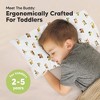 KeaBabies Buddy Toddler Pillow with Pillowcase, 10x18 Buddy Pillow for Toddler, Soft Kids Pillow for Sleeping, Travel, Age 2-5 - 2 of 4