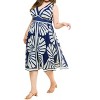 Women's Ella V-Neck A Line Midi Dress - Curve Market - 2 of 4