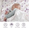LISM 2 Piece Crib Sheets,Crib Fitted Sheets for Standard Size Crib and Toddler Mattress - 4 of 4