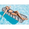Intex 18-Pocket Suntanner Inflatable Floating Mat 74in x 28in Gray (2-Pack) - 3 of 3