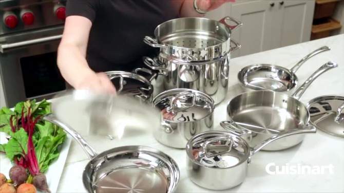 Cuisinart French Classic 13pc Stainless Steel Tri-Ply Cookware Set - FCT-13, 2 of 6, play video