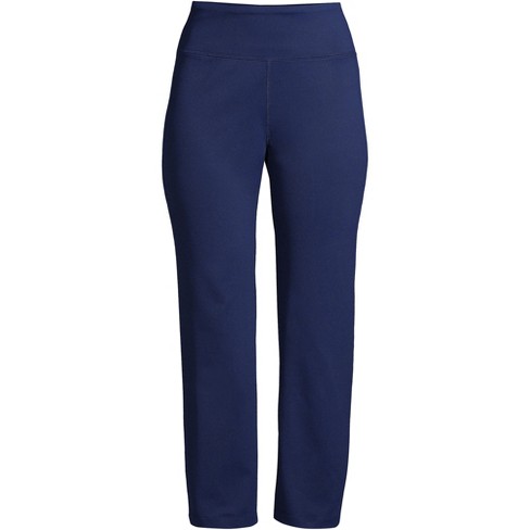 Lands' End Women's Tall Active Crop Yoga Pants - Medium Tall