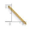 Black Bow Jewelry 1.5mm 14K Yellow Gold Solid Concave Box Chain Necklace - 2 of 4