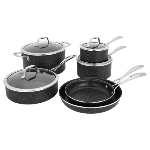 Henckels Made In Italy, Granitium Notte 10-piece Nonstick Cookware