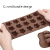 2pcs Silicone Chocolate Mold Jelly Christmas Candy Cake Mould, Style: Gift Box - 3 of 4