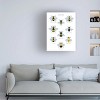 Trademark Fine Art - Sarah Frances British Bees Canvas Art - 2 of 4