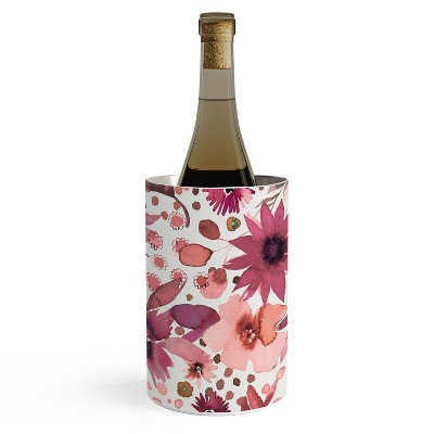 Ninola Design Rustic Flowers Organic Holiday Wine Chiller - Deny Designs