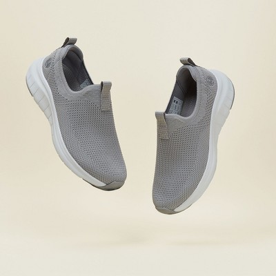 Женские кроссовки Lands' End Women's Casual Knit Slip On Sneakers - 9 - Harbor Gray — фото 6