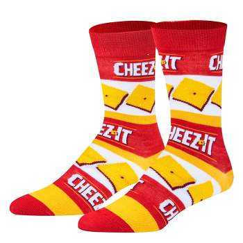 Crazy Socks, Cheez It & Ritz Crackers, Colorful Fun Snack Food Prints, Assorted