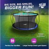 SpaceJump Lunar 14' Trampoline, Outdoor Ultimate Set with Slide, Hoop & Sprayer - 3 of 4