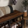 MAYEERTY Hall Tree with 5 Hooks Bench and Shoe Storage for 10 Pairs of Shoes for Entryway 2 in 1 Coat Rack Shoe Bench Set - 4 of 4